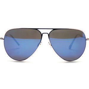 LASR Bravado Aviator Sunglasses - Blue/Gold